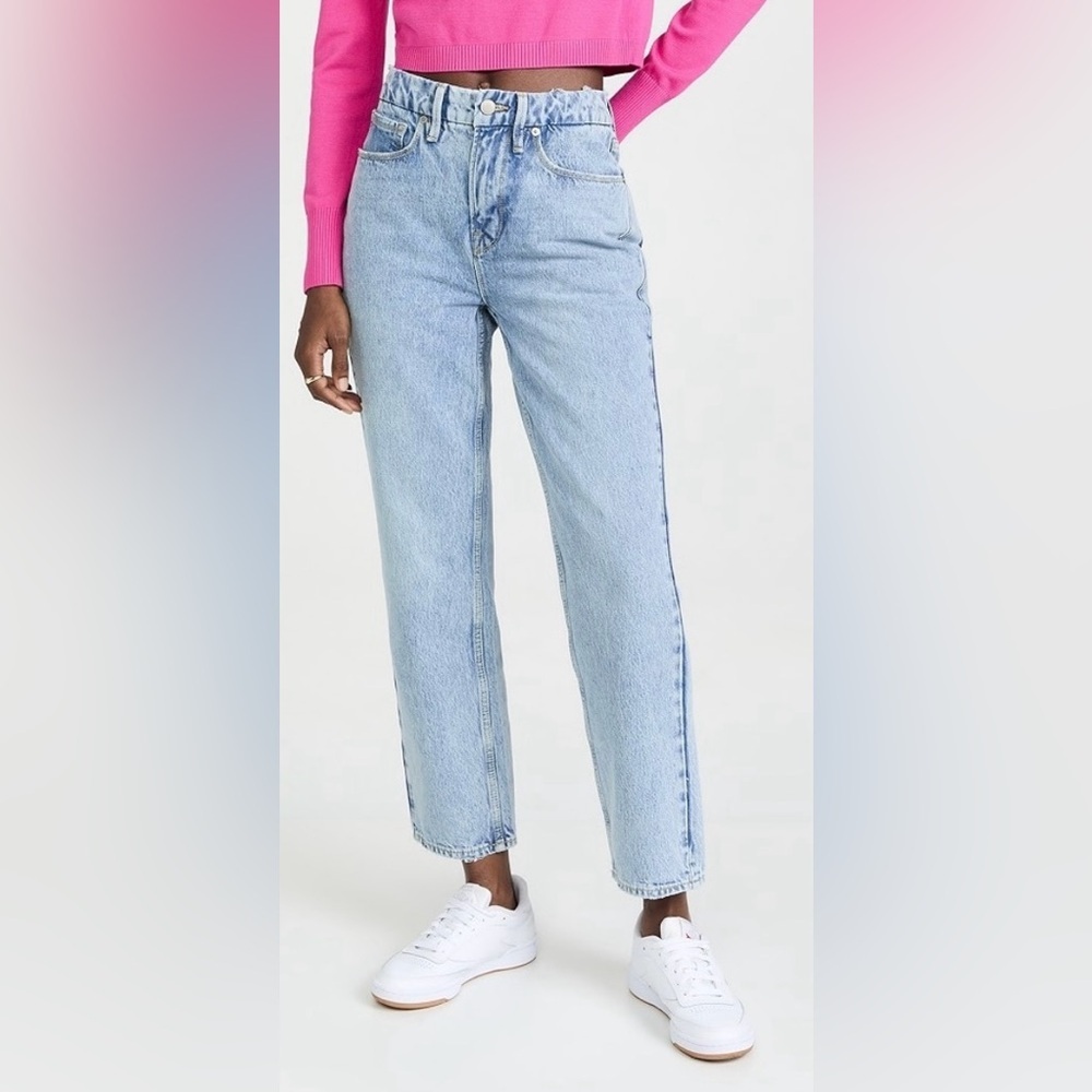 NWT Good American 90's Duster Straight Leg Cropped Jeans Denim Jeans 16